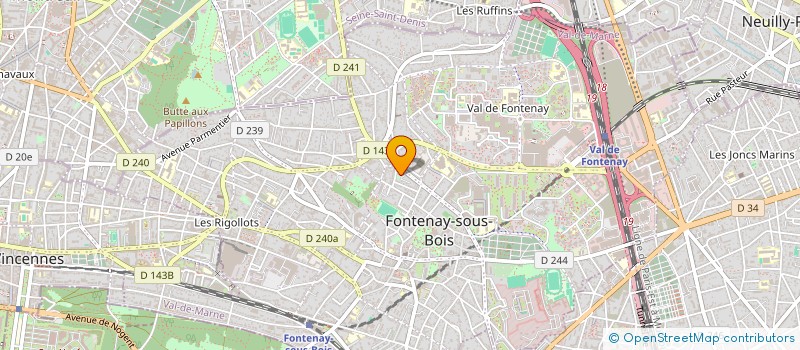 localisation de l'entreprise MADAME ANGELIQUE CALVET à FONTENAY-SOUS-BOIS
