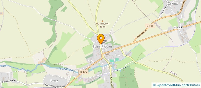 localisation de l'entreprise MADAME ANGELIQUE CARBONNIER  SAINT-RIQUIER