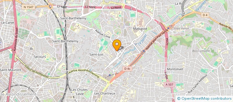localisation de l'entreprise MADAME ANGELIQUE CARDOSO MENDES à MARSEILLE