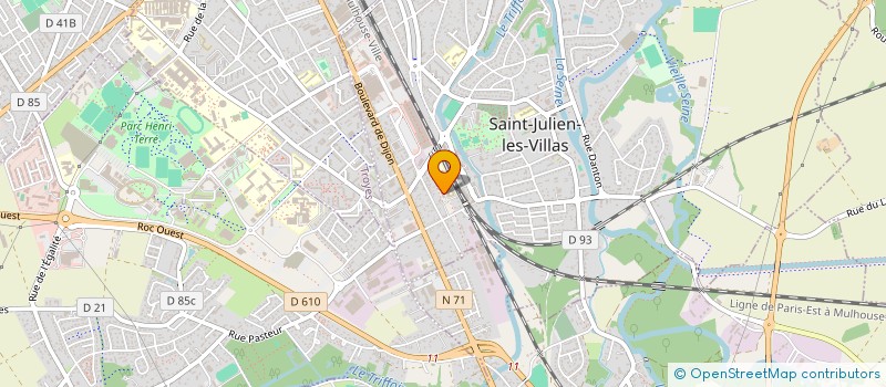 localisation de l'entreprise MADAME ANGELIQUE CARLE  ROUILLY-SAINT-LOUP