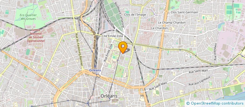 localisation de l'entreprise MADAME ANGELIQUE CARTRON à ORLEANS