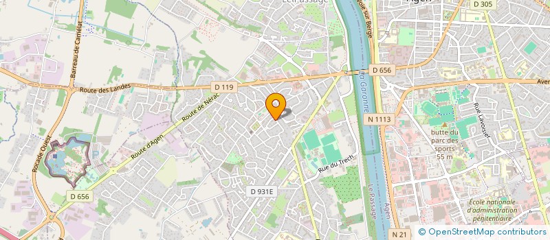 localisation de l'entreprise MADAME ANGELIQUE CASSE  LE PASSAGE