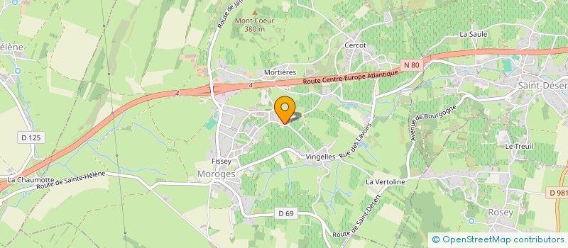 localisation de l'entreprise MADAME ANGELIQUE CASSEVILLE  SAINT-PRIVE