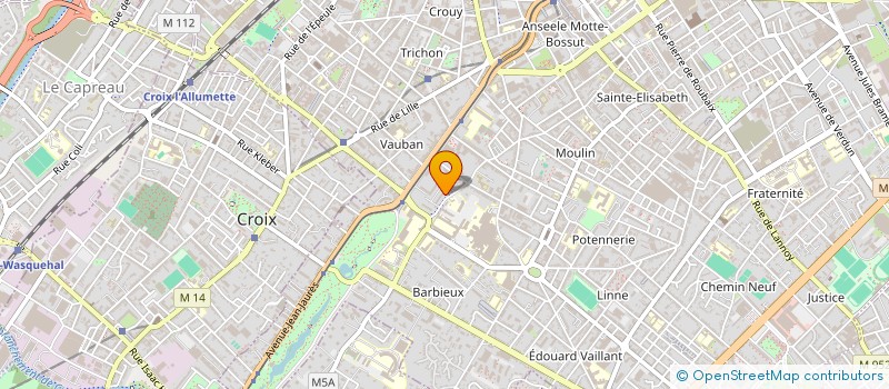 localisation de l'entreprise MADAME ANGELIQUE CATEL  ROUBAIX