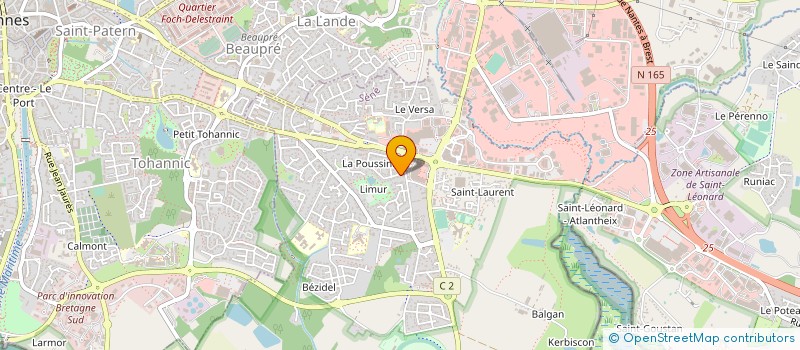 localisation de l'entreprise MADAME ANGELIQUE CAUBRIERE à VANNES