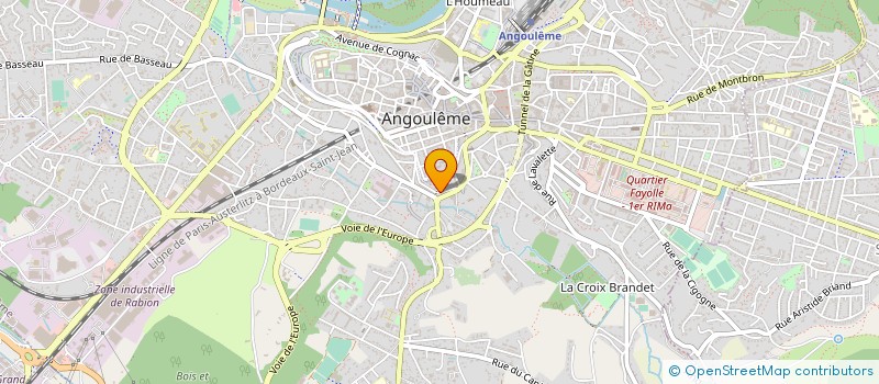 localisation de l'entreprise MADAME ANGELIQUE CESANO à ANGOULEME