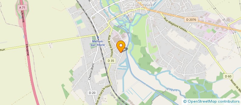 localisation de l'entreprise MADAME ANGELIQUE CHAMARD à MEHUN-SUR-YEVRE