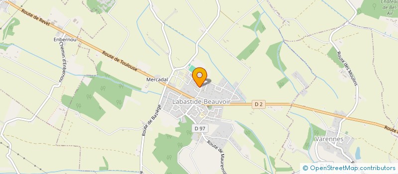 localisation de l'entreprise MADAME ANGELIQUE CHAPONET  LABASTIDE-BEAUVOIR