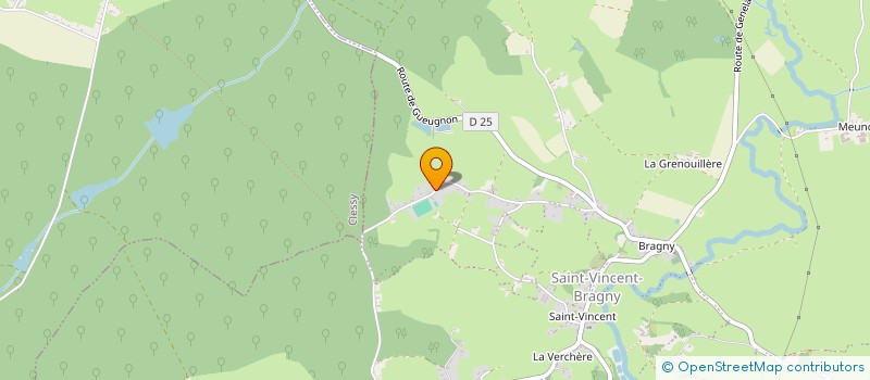 localisation de l'entreprise MADAME ANGELIQUE CHAPUIS à SAINT-VINCENT-BRAGNY