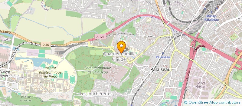 localisation de l'entreprise MADAME ANGELIQUE CHARTIER à PALAISEAU