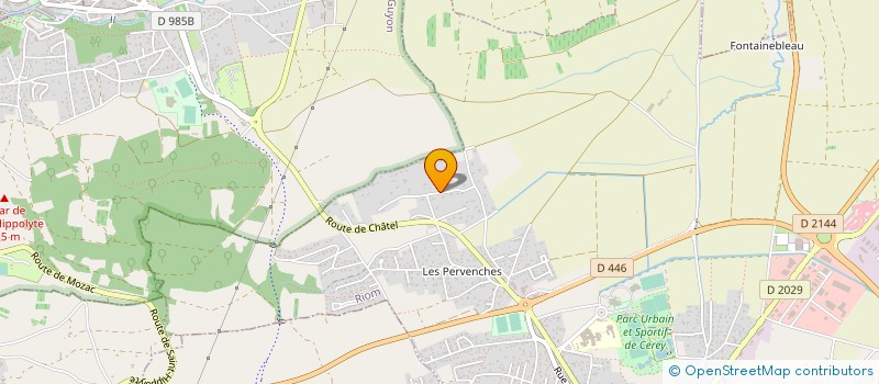 localisation de l'entreprise MADAME ANGELIQUE CHARVIN  RIOM