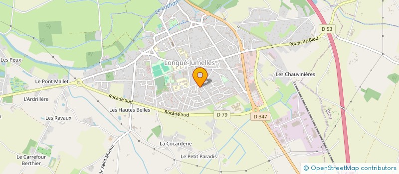 localisation de l'entreprise MADAME ANGELIQUE CHASLE  LONGUE-JUMELLES