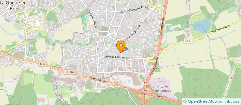 localisation de l'entreprise MADAME ANGELIQUE CHATILLON à PONTAULT-COMBAULT
