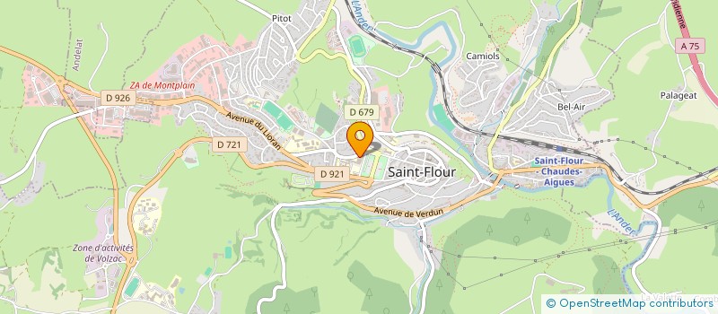 localisation de l'entreprise MADAME ANGELIQUE CHAUVARD à SAINT-FLOUR