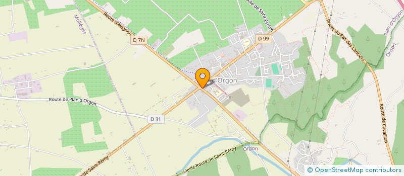 localisation de l'entreprise MADAME ANGELIQUE CHAUVET à PLAN-D'ORGON