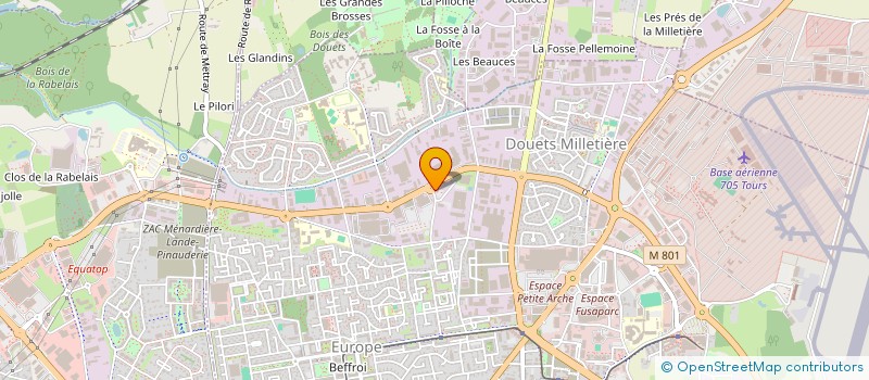 localisation de l'entreprise MADAME ANGELIQUE CHAUVREAU  TOURS