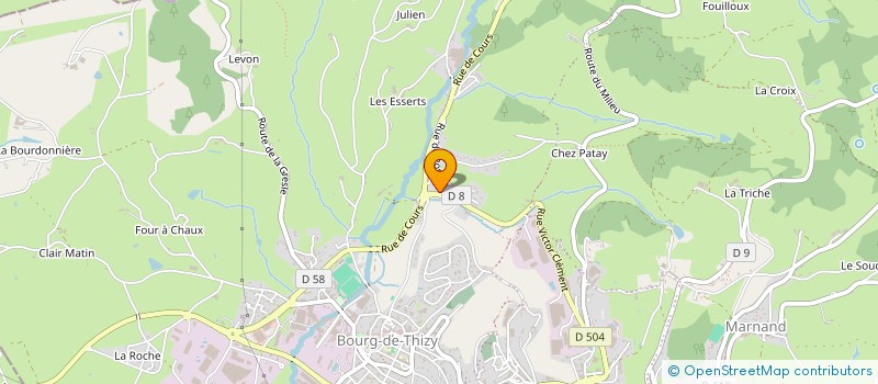 localisation de l'entreprise MADAME ANGELIQUE CHAVAND  THIZY-LES-BOURGS