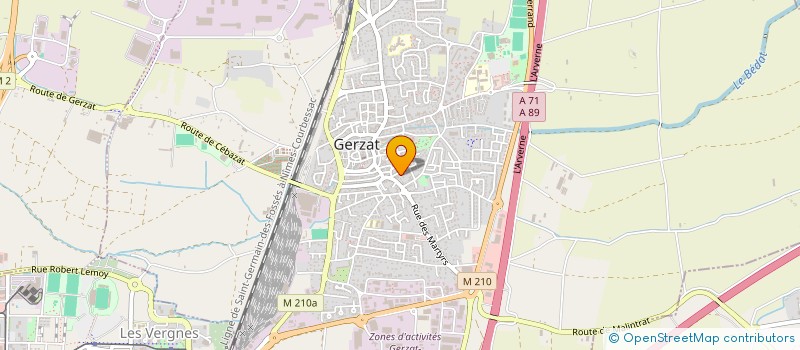 localisation de l'entreprise MADAME ANGELIQUE CHELLES à GERZAT