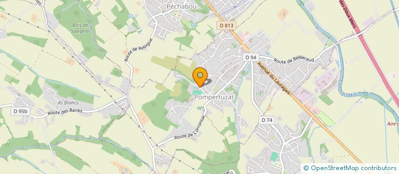 localisation de l'entreprise MADAME ANGELIQUE CHESNEL  POMPERTUZAT