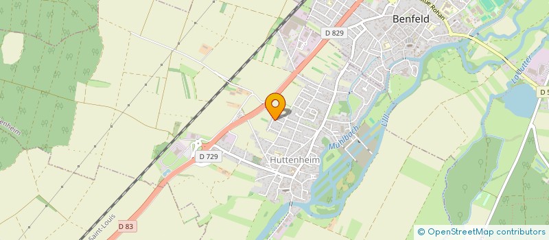 localisation de l'entreprise MADAME ANGELIQUE CHEVALIER  HUTTENHEIM