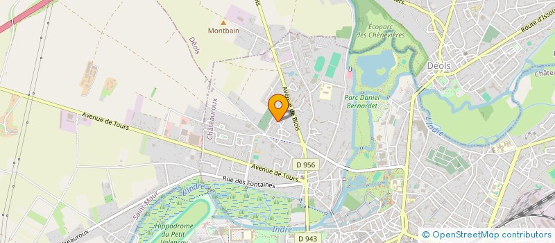 localisation de l'entreprise MADAME ANGELIQUE CHEVALIER à CHATEAUROUX