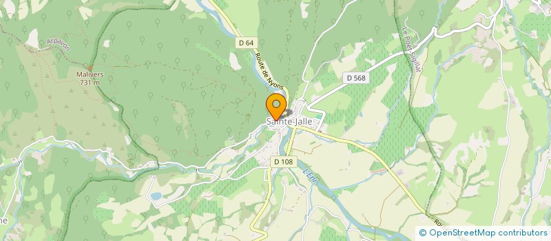 localisation de l'entreprise MADAME ANGELIQUE CHEVALLIER  SAINTE-JALLE