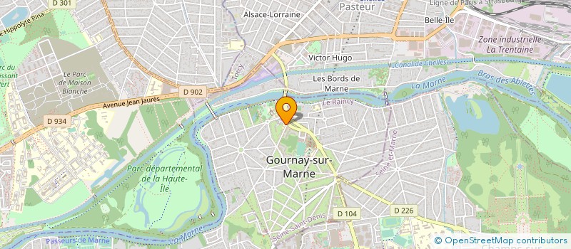 localisation de l'entreprise MADAME ANGELIQUE CHIPAN  LIMEIL-BREVANNES