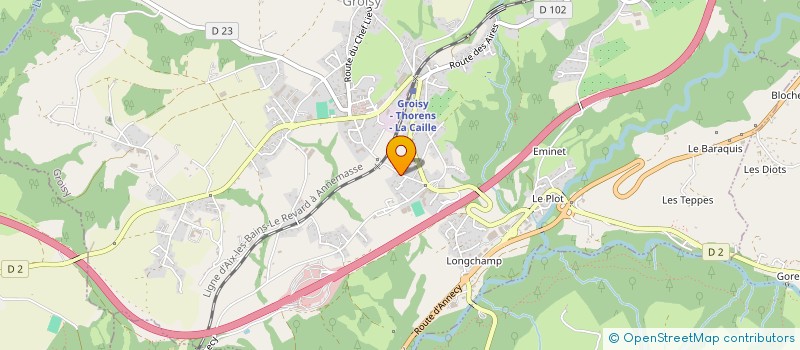 localisation de l'entreprise MADAME ANGELIQUE CHOPIN à GROISY