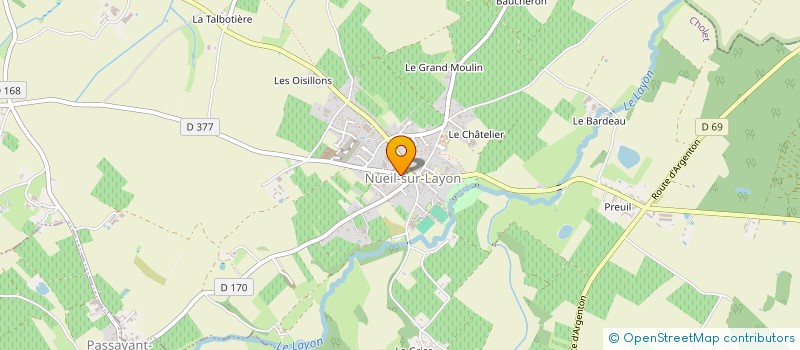 localisation de l'entreprise MADAME ANGELIQUE CHOUTEAU à LYS-HAUT-LAYON