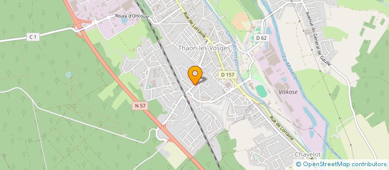 localisation de l'entreprise MADAME ANGELIQUE CLAUDE à THAON-LES-VOSGES