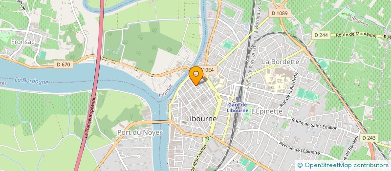 localisation de l'entreprise MADAME ANGELIQUE CLESSE à LIBOURNE