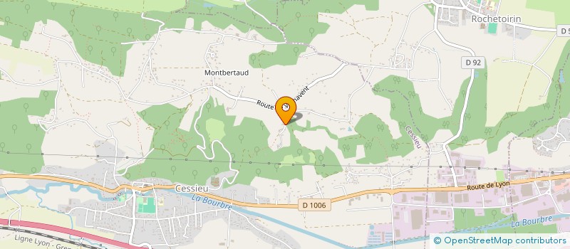 localisation de l'entreprise MADAME ANGELIQUE COIRET  CESSIEU