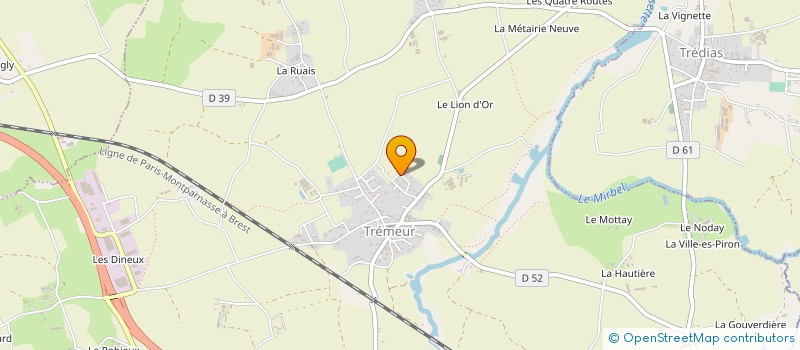 localisation de l'entreprise MADAME ANGELIQUE CONAN  TREMEUR