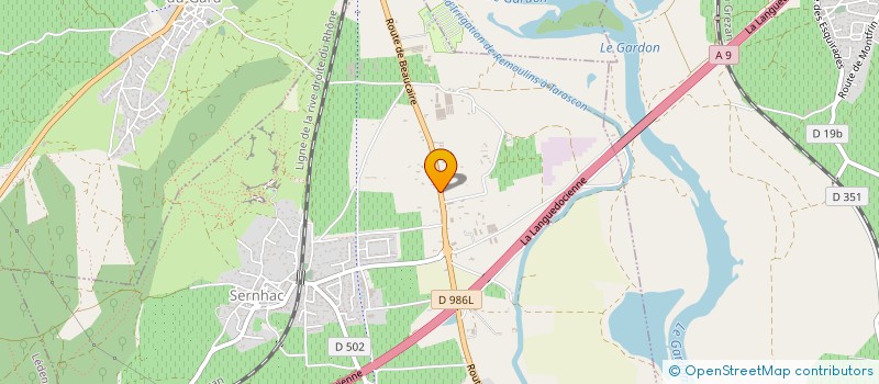 localisation de l'entreprise MADAME ANGELIQUE COQUEUGNIOT  SERNHAC