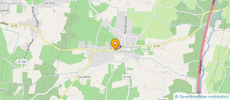 localisation de l'entreprise MADAME ANGELIQUE COQUILLAS  SAINT-CHRISTOLY-DE-BLAYE