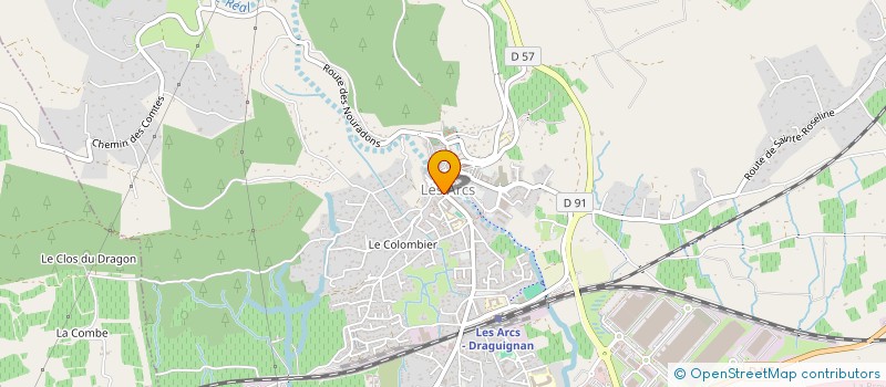localisation de l'entreprise MADAME ANGELIQUE COQUILLAT à LES ARCS
