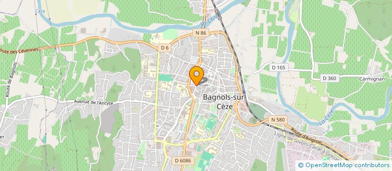 localisation de l'entreprise MADAME ANGELIQUE CORAILLER  BAGNOLS-SUR-CEZE