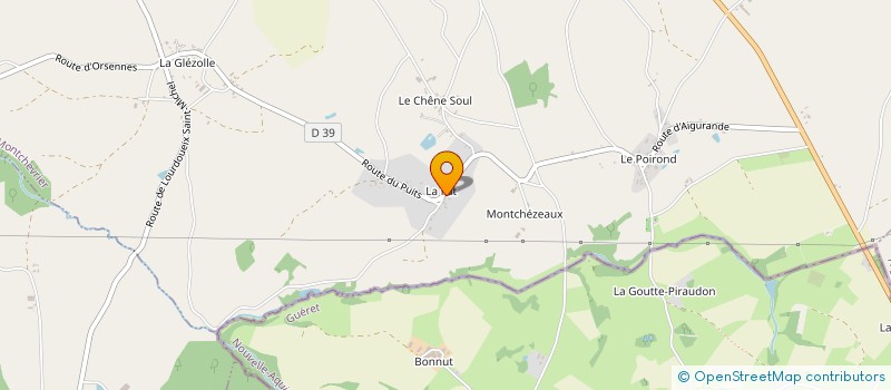 localisation de l'entreprise MADAME ANGELIQUE COULOMBEAU à MONTCHEVRIER