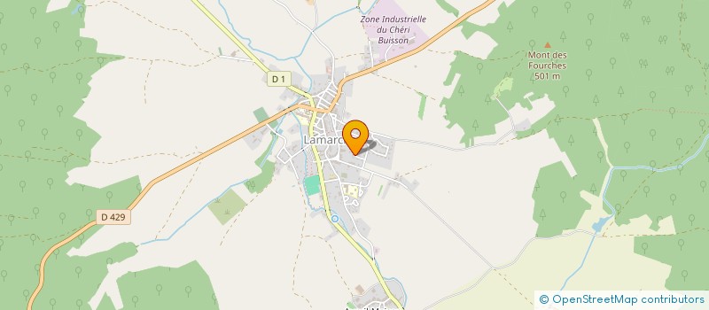 localisation de l'entreprise MADAME ANGELIQUE COUPAS  LAMARCHE