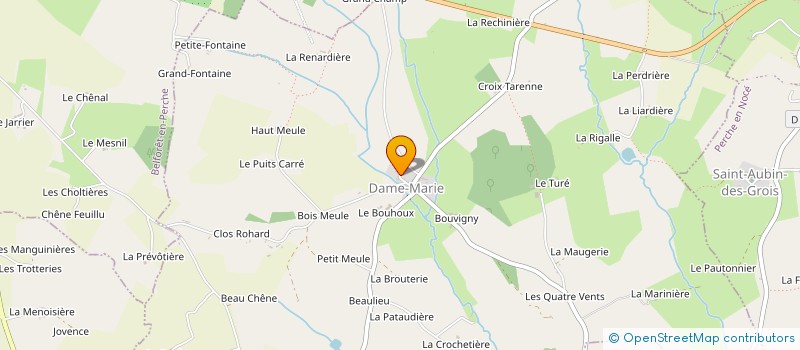 localisation de l'entreprise MADAME ANGELIQUE CREUSIER à DAME-MARIE