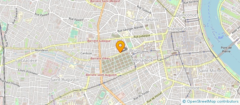 localisation de l'entreprise MADAME ANGELIQUE CROUE à BORDEAUX