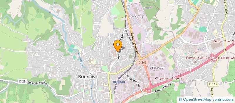 localisation de l'entreprise MADAME ANGELIQUE CROZE  BRIGNAIS