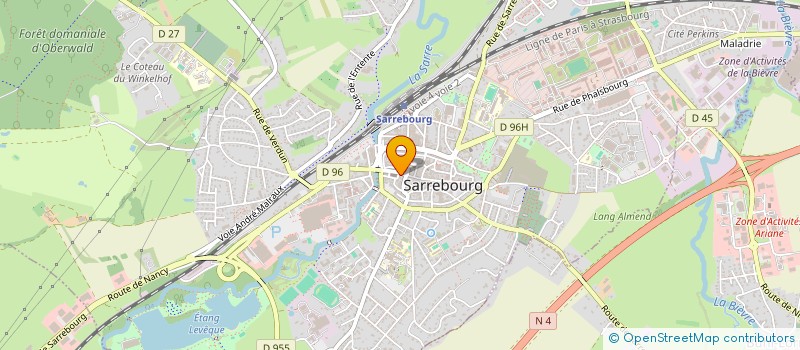 localisation de l'entreprise MADAME ANGELIQUE CUNY à SARREBOURG