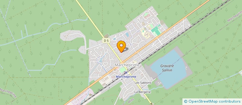 localisation de l'entreprise MADAME ANGELIQUE DA CONCEICAO MENDES  MARCHEPRIME