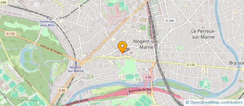 localisation de l'entreprise MADAME ANGELIQUE DA SILVA à NOGENT-SUR-MARNE