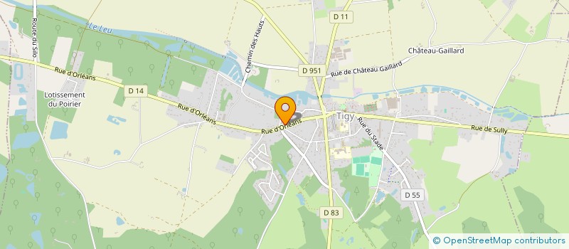 localisation de l'entreprise MADAME ANGELIQUE DA SILVA  TIGY