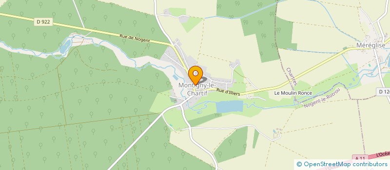 localisation de l'entreprise MADAME ANGELIQUE DAIGNEAU à MONTIGNY-LE-CHARTIF