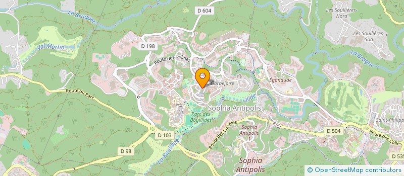 localisation de l'entreprise MADAME ANGELIQUE DANI  VALBONNE