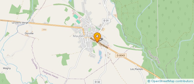 localisation de l'entreprise MADAME ANGELIQUE DARDENNE  MAUBERT-FONTAINE