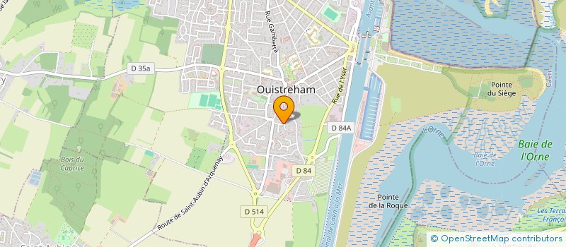 localisation de l'entreprise MADAME ANGELIQUE DARDENNES  OUISTREHAM